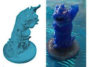 water elemental miniature toys & games dungeon dungeons dragons gaming 28mm monster pathfinder mini rpg tabletop 3d print model - Mito3D