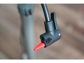 bike pump adapter schrader valve sport & outdoors ball 3d print model - Mito3D