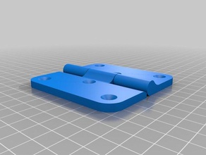 m4 80x80 dobradiça partes personalizado 3d print model - Mito3D