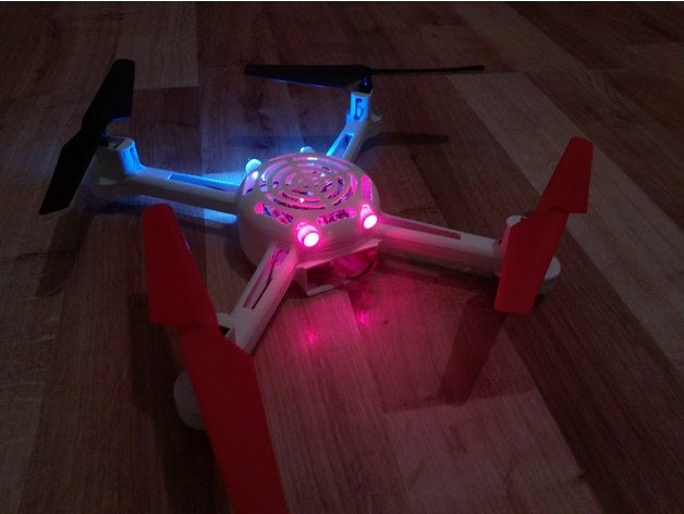 wltoys v959 quadcopter new frame 3D print model - Mito3D