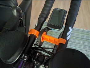 bike computer aerobar adapter sport & outdoors bicycle mount garmin wahoo elemnt bolt 3d print model - Mito3D
