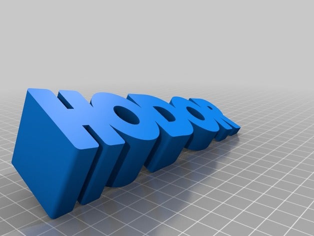hodor door stop gameofthrones 3D print model - Mito3D
