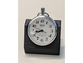 railroad watch stand office 3d print model - Mito3D