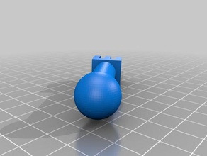 bola adaptador de acción montaje la cámara gopro monte 3d print model - Mito3D