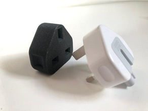 ac uk plug cover charges computer apple mac macbook power 3d print model - Mito3D