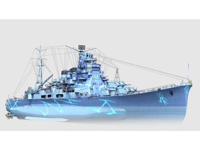 Schlachtschiff takao hobby 3d print model - Mito3D