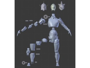 warframe ash action figure toy & game accessories articulated poseable 3d print model - Mito3D