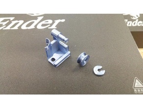 ender 3-filament-guide Umlenkrolle snap ring 3d-Drucker Teile creality 3 filament-guide 3d print model - Mito3D