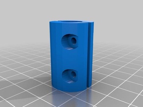 my customized axis coupler 75 nut parts 3d print model - Mito3D