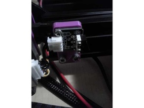 ender 3 y la parada de extremo del sensor soporte Impresora 3d las piezas creality ender3 3d print model - Mito3D