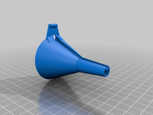 vented funnel small household 3D print model - Mito3D