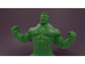 hulk esculpir verifique a descrição esculturas do busto modelo remake escultura 3d print model - Mito3D