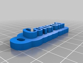 conrad keychains customized 3d print model - Mito3D