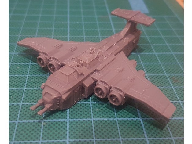 epic adeptus titanicus marauder bomber proxy toys & games 40k aeronautica epic40k scale warhammer 3D print model - Mito3D