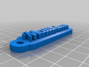 matthias Anahtarlık özelleştirilmiş 3d print model - Mito3D