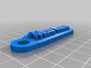 markus Schlüsselanhänger kundengebundene 3d print model - Mito3D