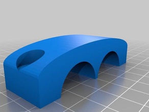 double tube de serrage 25 mm ménage 3d print model - Mito3D
