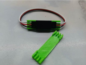 simple servo connector lock r c vehicles 3d print model - Mito3D