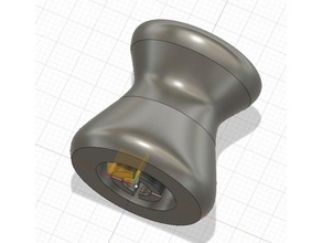 tete moine button replacement parts 3d print model - Mito3D
