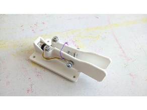 mini cw paddle eletrônica lambic keyer morse 3d print model - Mito3D