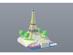 paris - cities world 02 buildings & structures 3d print model - Mito3D