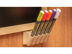 chalk marker pen holder office 3d print model - Mito3D