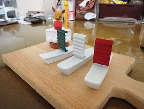 tekne kaşık chopsticks dinlenme mutfak ve yemek chopstick rest 3d print model - Mito3D
