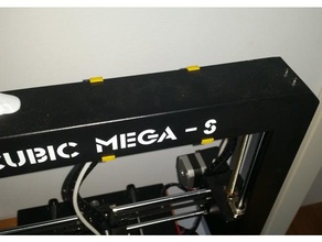 anycubic i3 mega s top-Kabelführung 3d Drucker Zubehör 3d print model - Mito3D