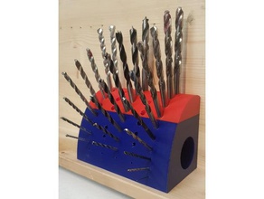bohrerbox porte-outils & boîtes bohrerhalter radial stockage de petites pièces le 3d print model - Mito3D