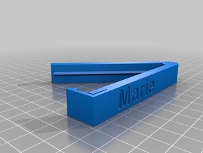 my customized personalize your bag clips kitchen & dining 3d print model - Mito3D