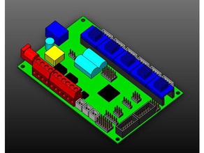 trigorilla pinagem maquete Impressora 3d de peças anycubic i3 mega 3d print model - Mito3D