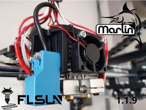 marlin 119 flsun cubo de ações quimera cyclops A impressão 3d firmware 3d print model - Mito3D