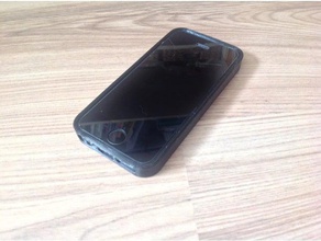 iphone 5 5s se case flexible filament mobile phone 3d print model - Mito3D