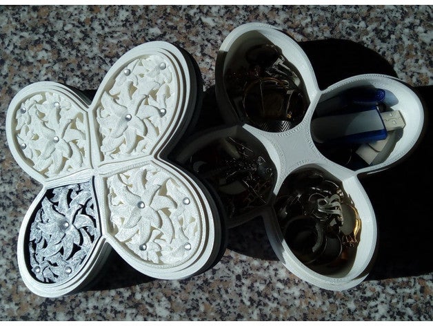 coşkulu bir tuhaf - mücevher kutusu kaplar dekor dekorasyon takı heykel depolama 3D print model - Mito3D