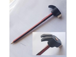 crayon de marteau la gomme à effacer le 3d print model - Mito3D