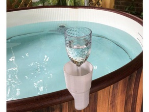 lay-z-spa cup holder outdoor & garden helsinki lazyspa monaco 3d print model - Mito3D