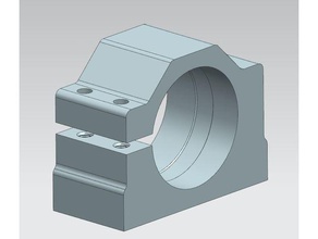 c-beam-Spindel montieren Teile c-Strahl öffnen Sie baut Spindel Halter 3d print model - Mito3D