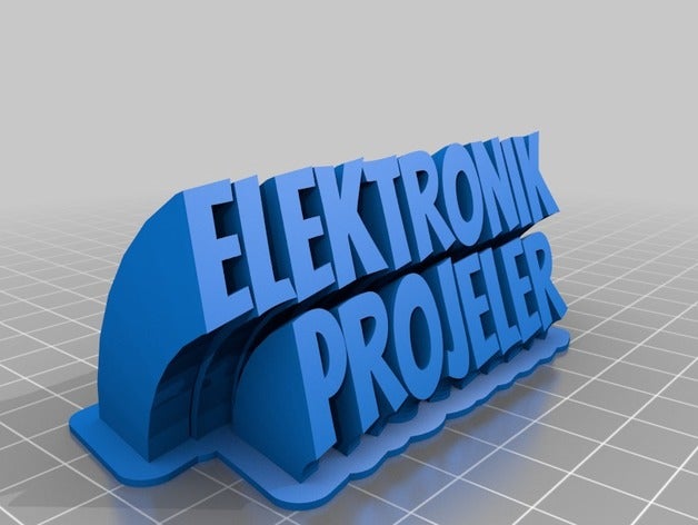 elektronikprojeler office customized 3D print model - Mito3D