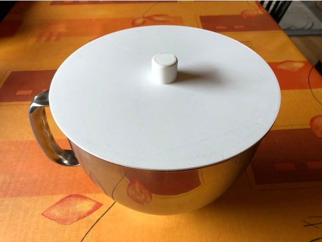kitchen aid tazón de la tapa cocina y comedor kitchenaid 3D print model - Mito3D