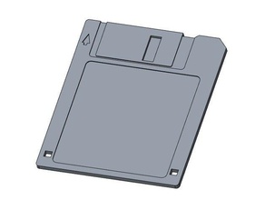 disquette coaster les articles ménagers montagnes russes 3d print model - Mito3D
