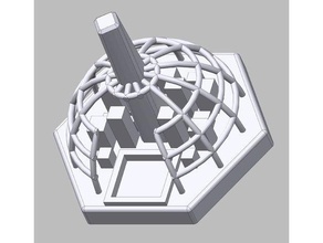terraforming mars-Hauptstadt Spielzeug & game Zubehör den mars bewohnbar zu machen 3d print model - Mito3D