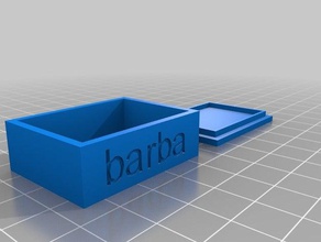 la mia casella personalizzata i contenitori su misura 3d print model - Mito3D