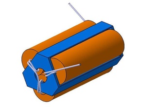le support de piles 3 aa l'électronique la batterie titulaire 3d print model - Mito3D