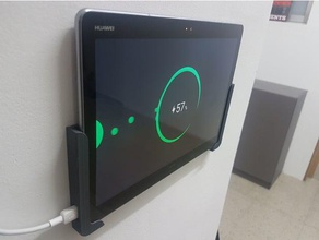 tablet wall mount-Halterungen Haushalt 3d print model - Mito3D