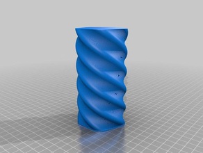 meine angepasste befriedigend twist-container Spielzeug & Spiele kundengebundene 3d print model - Mito3D