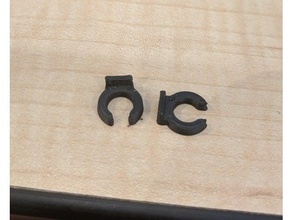 e3d v6 bowden tube clip - 19mm thick 3d printer accessories hotend 3d print model - Mito3D
