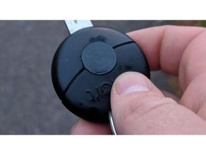 replacement button smartcar key automotive car flexible 3d print model - Mito3D
