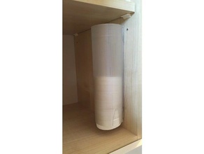 cotton pads dispenser bathroom 3d print model - Mito3D