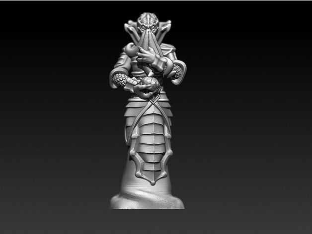 dnd Miniatur illithid mindflayer monster-remake 3d-drucken action-Figur Charakter display dungeons dragons fantasy Abbildung mini der Modell monster statische statue - Strategie Strategie-Spiel tabletop 3D print model - Mito3D