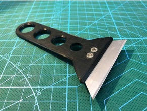 utilidad de la hoja del cuchillo raspador pintura stanley tipo cuchilla herramientas mano maquinilla afeitar titular el 3d print model - Mito3D